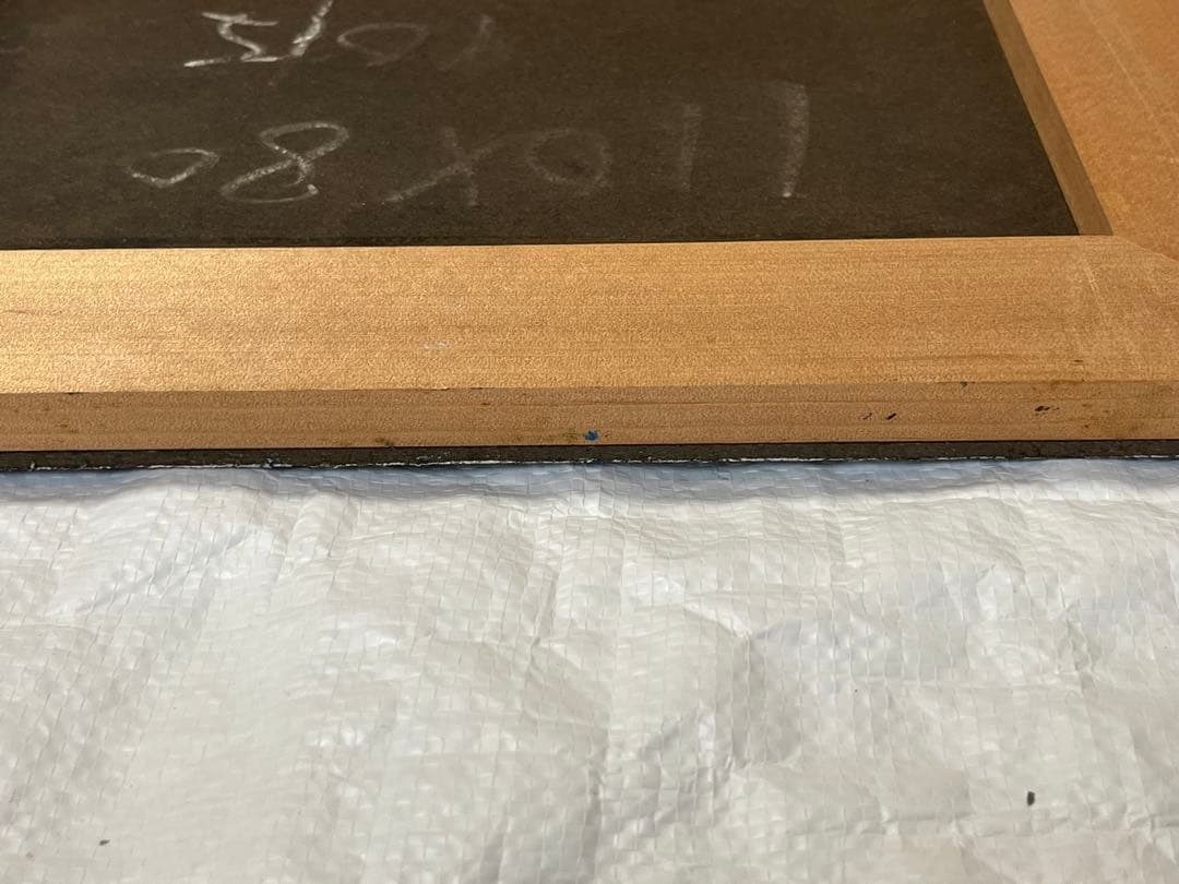 油絵　油彩画　川辺外治　「薔薇」1973年　木製パネルに直筆　額装無し