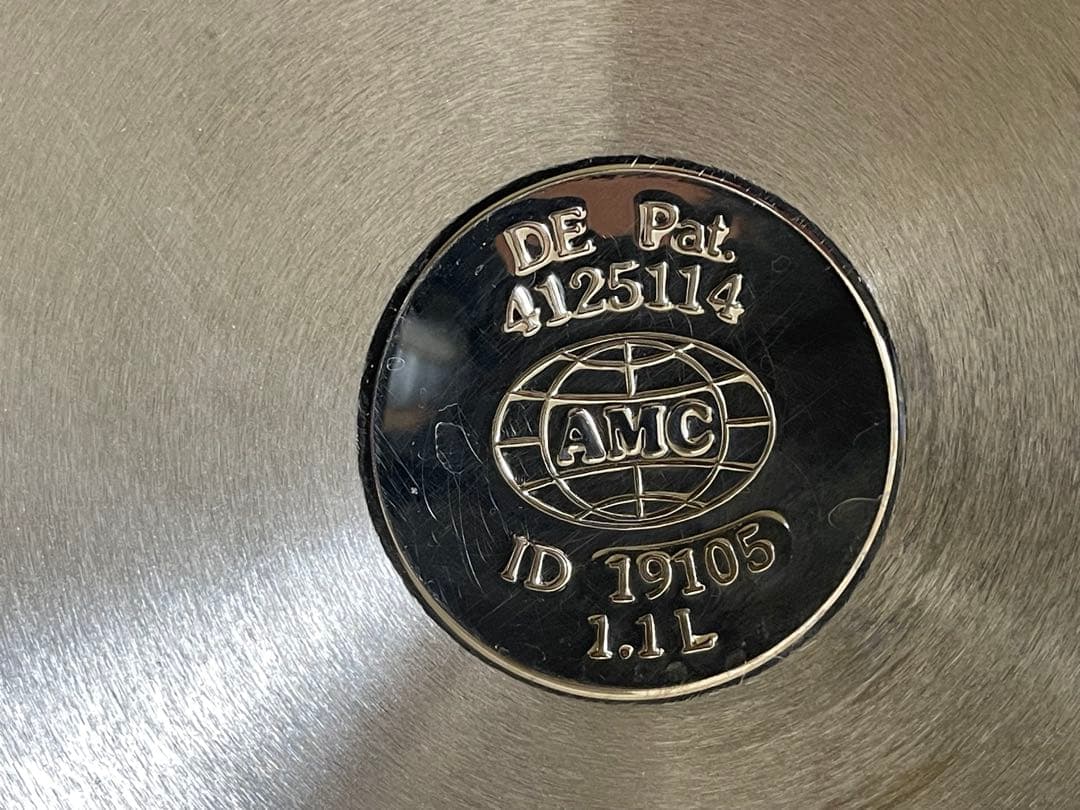 AMC 1.1L 鍋 未使用に近い 温度計付き