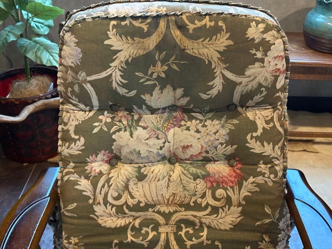 ②カリモク karimoku リクライナー　コロニアル　RC60 レトロ　GG