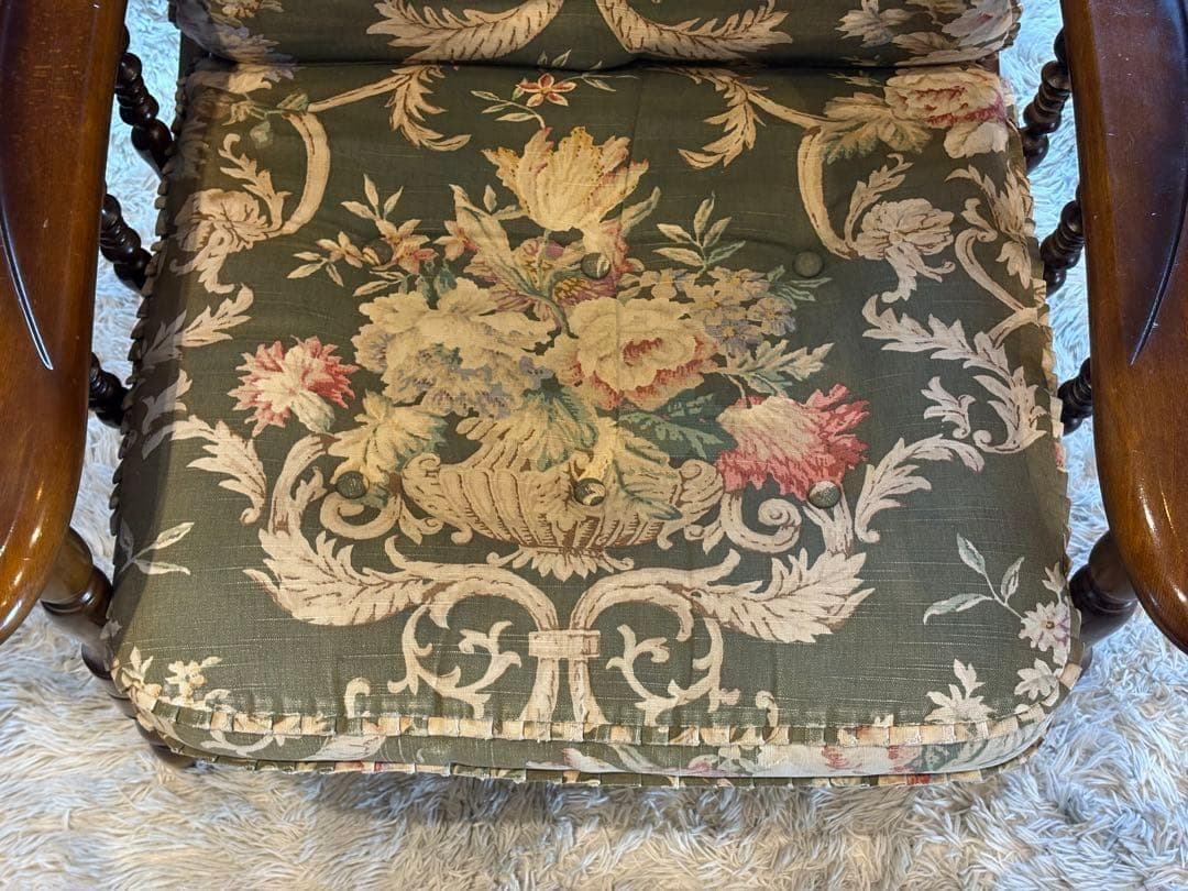 ②カリモク karimoku リクライナー　コロニアル　RC60 レトロ　GG