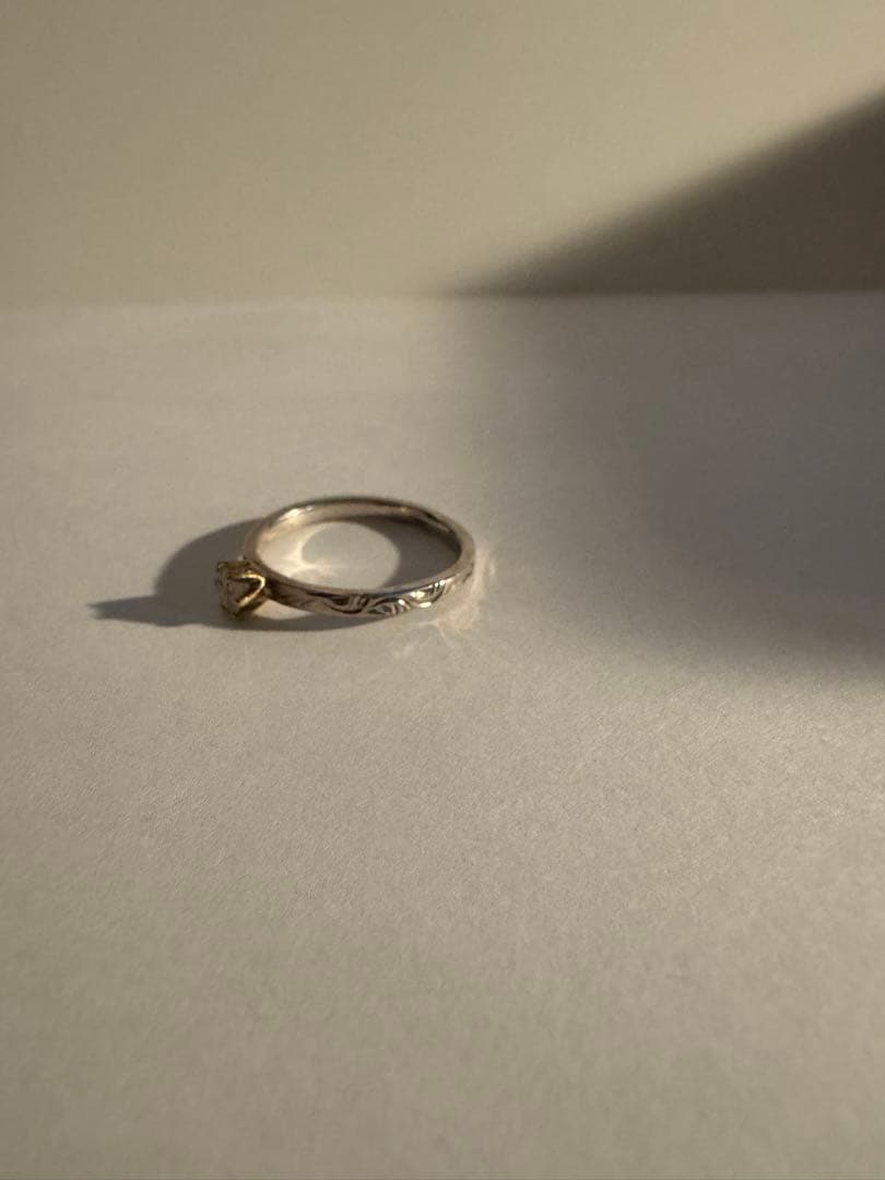 18k ダイアモンドリング　シルバーリング　ジュエリー