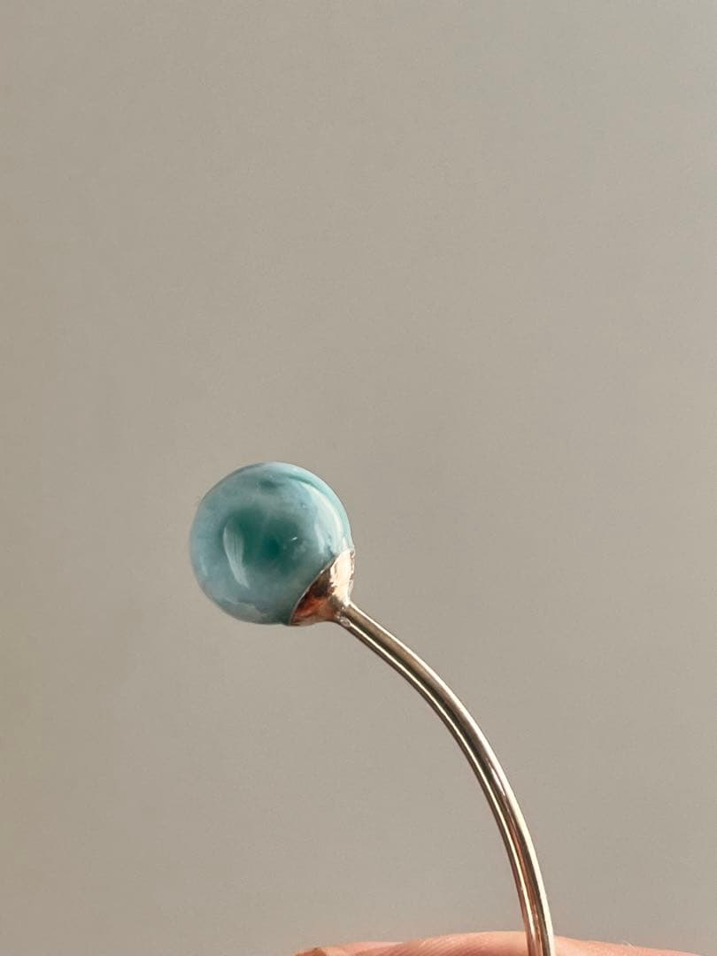 最終値下げ❣️ラリマーバングル ブレスレット