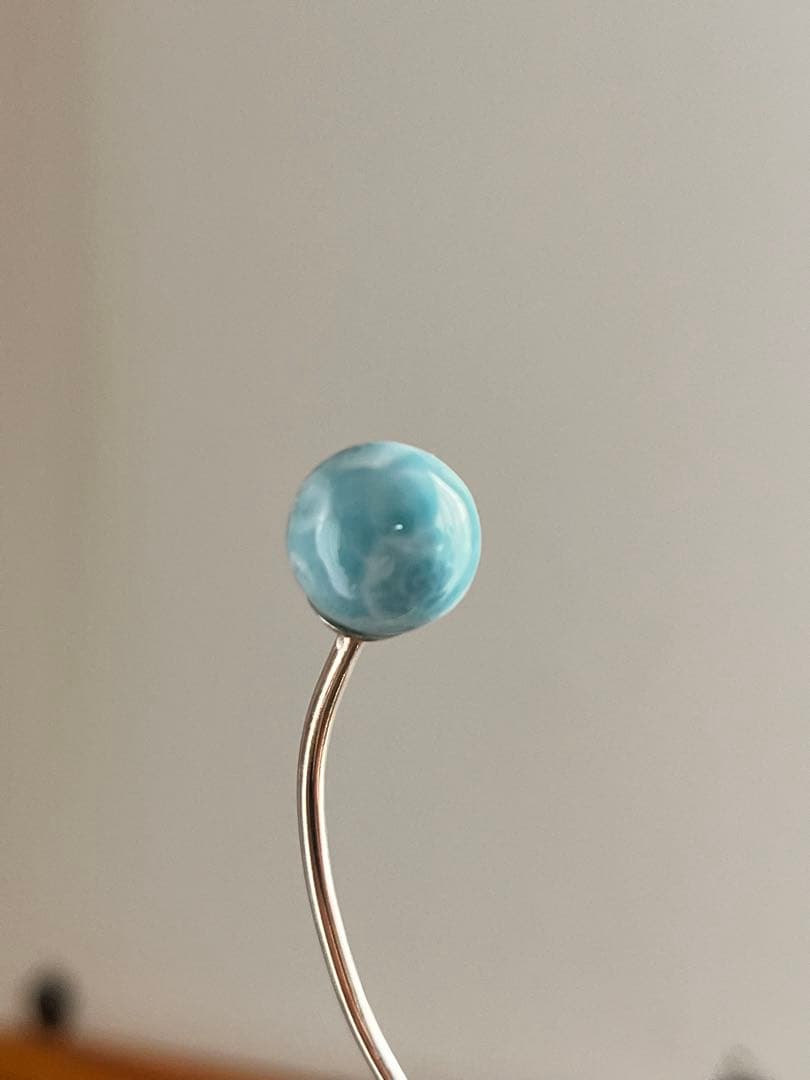 最終値下げ❣️ラリマーバングル ブレスレット