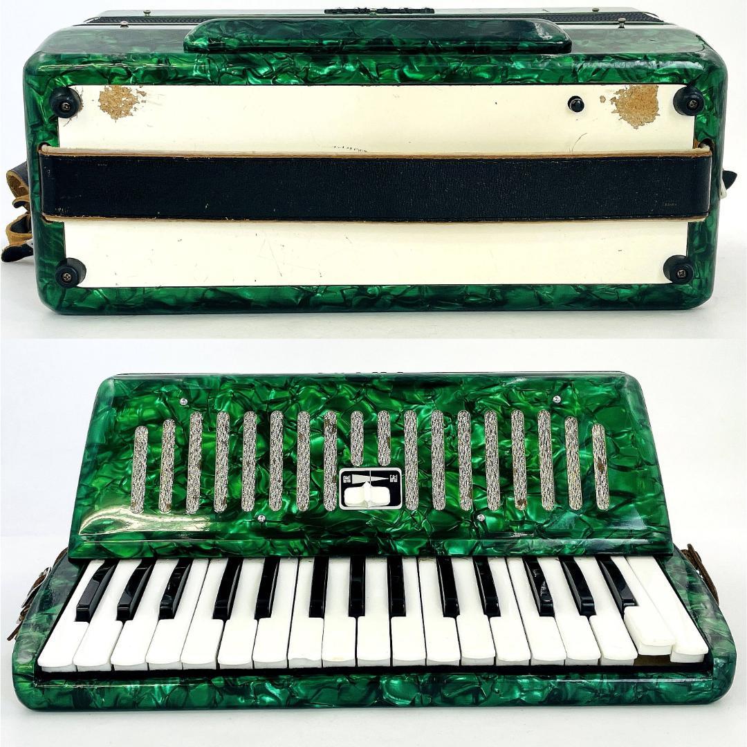 希少カラー】YAMAHA A-32B ヤマハ アコーディオン グリーン - メルカリ