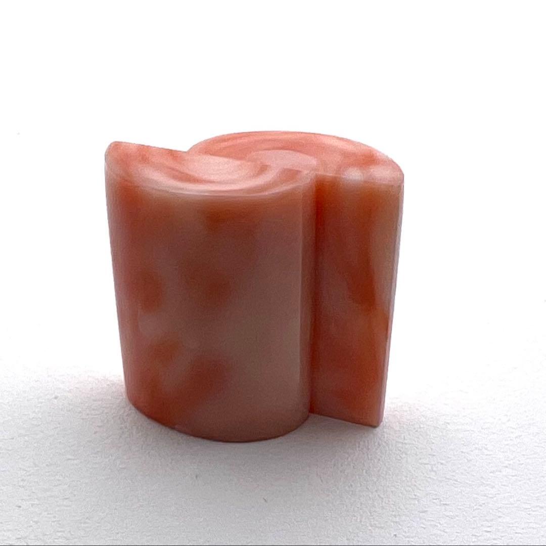 深海珊瑚　プラチナpt900ピアス　9.82g