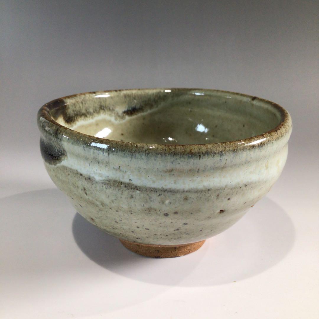 P797 茶碗 『唐津焼』『古唐津堂 内山仙鶴造』 抹茶碗 共箱 茶道具