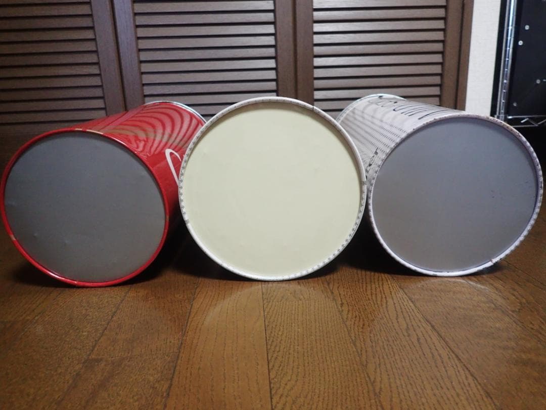 CABIN & MILD SEVEN 円筒型ごみ箱　3点まとめて　レトロ