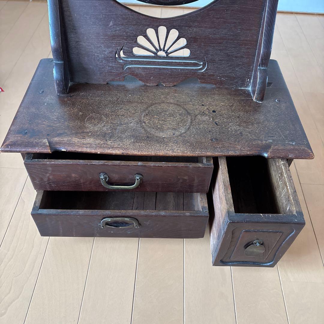 昭和レトロ姫鏡台化粧台　アンティーク　当時物