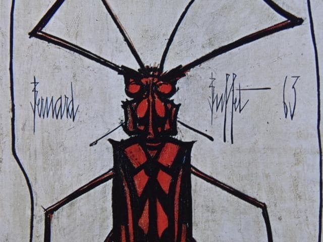 ベルナール・ビュッフェLE MUSEUM-Le longicorne rouge - メルカリ