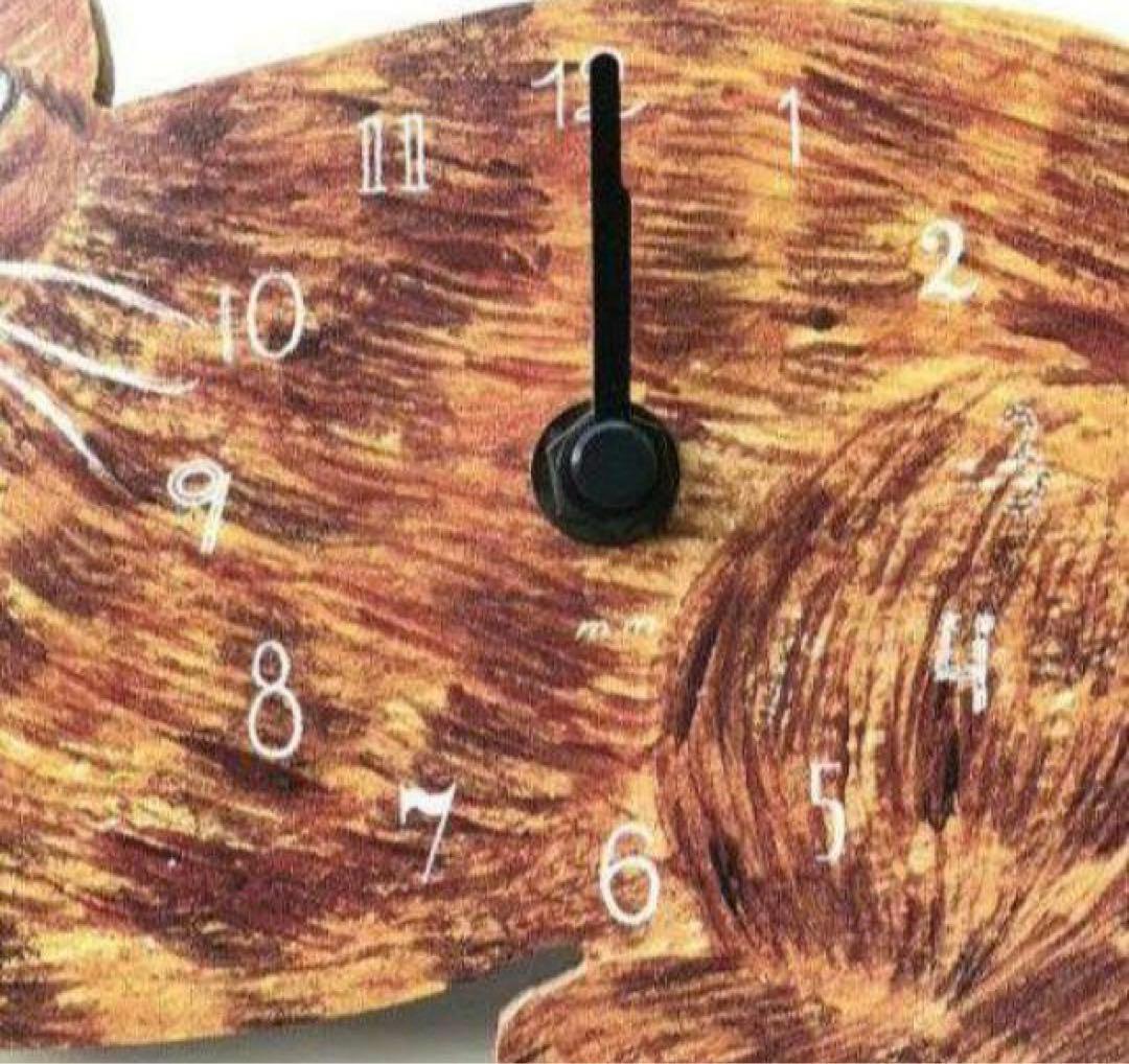 新品　松尾ミユキ　ダイカット クロック　Shima　猫　ねこ　ネコ