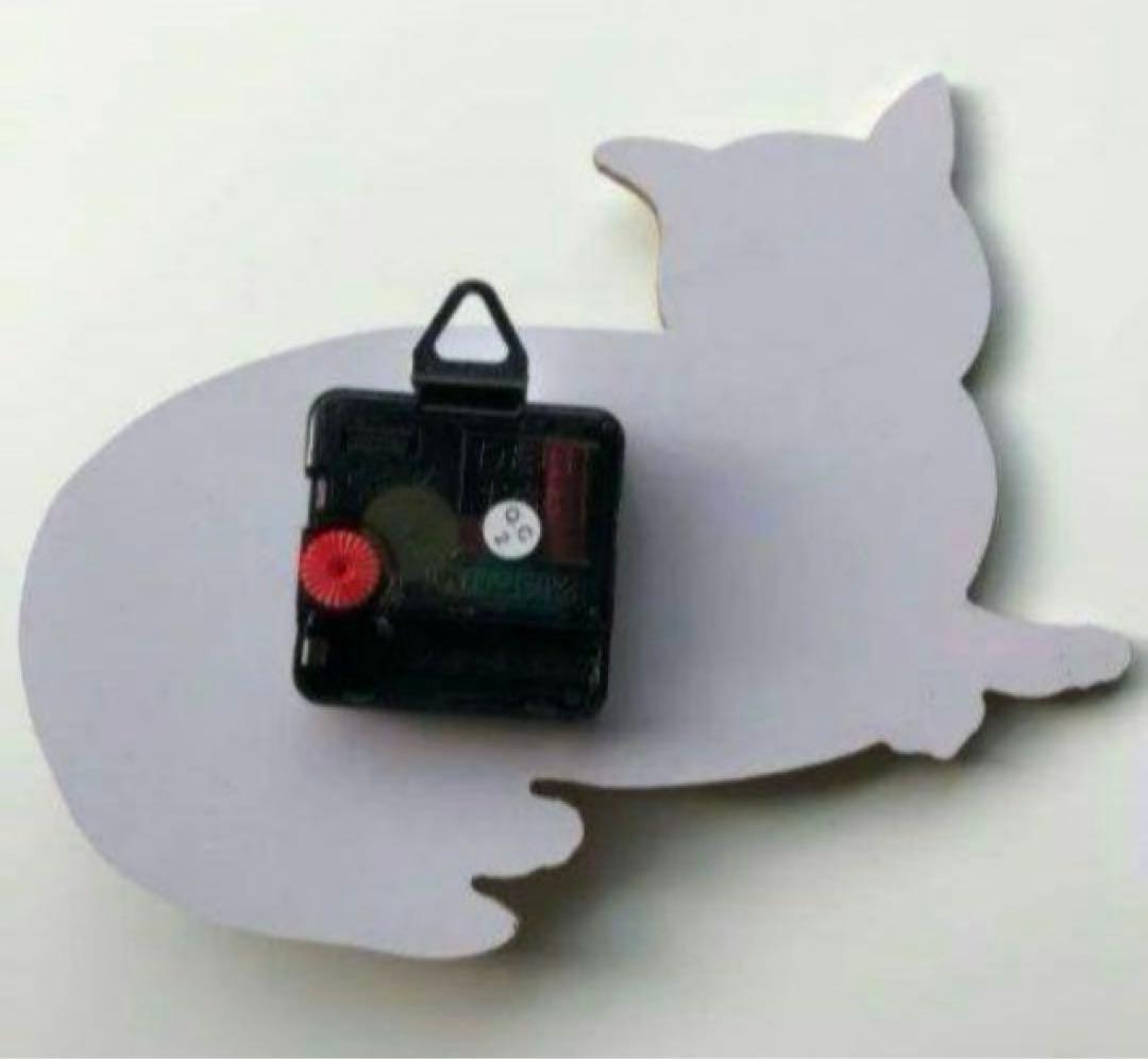 新品　松尾ミユキ　ダイカット クロック　Shima　猫　ねこ　ネコ