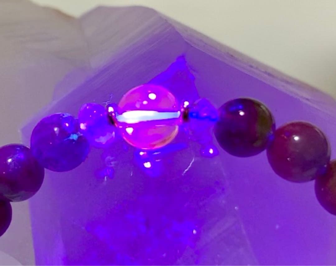 ウォーターメロントルマリン　ゴールデンスキャポライト　ブレスレット