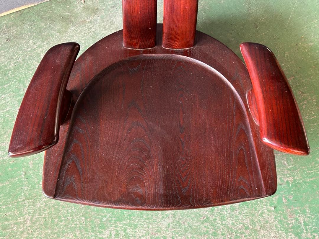 希少　南部箪笥　ローアームチェア　アームチェア　座椅子　高級家具　IN