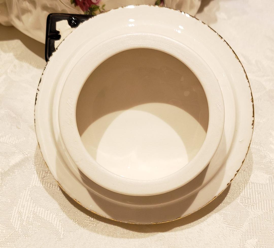 ロイヤルアルバート カーデュー  ポット 大 オールドカントリーローズ