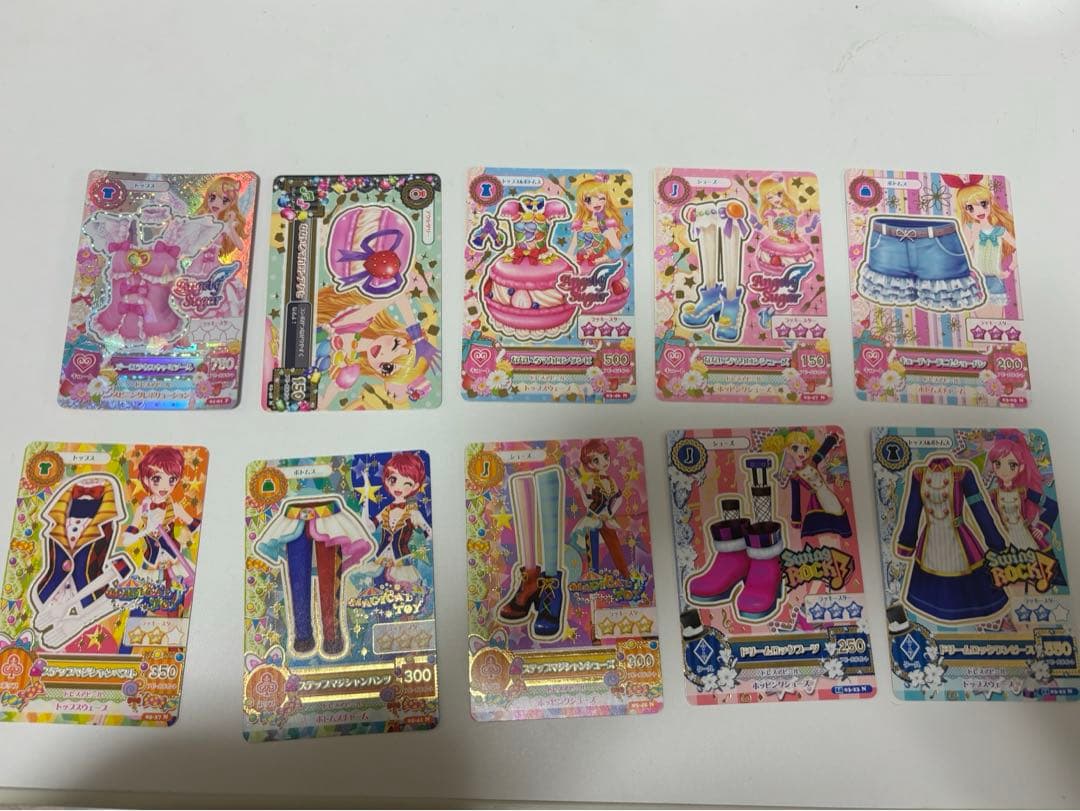 アイカツ　オーロラキスキャミソール　排出版　なないろマカロンコーデ　まとめ売り