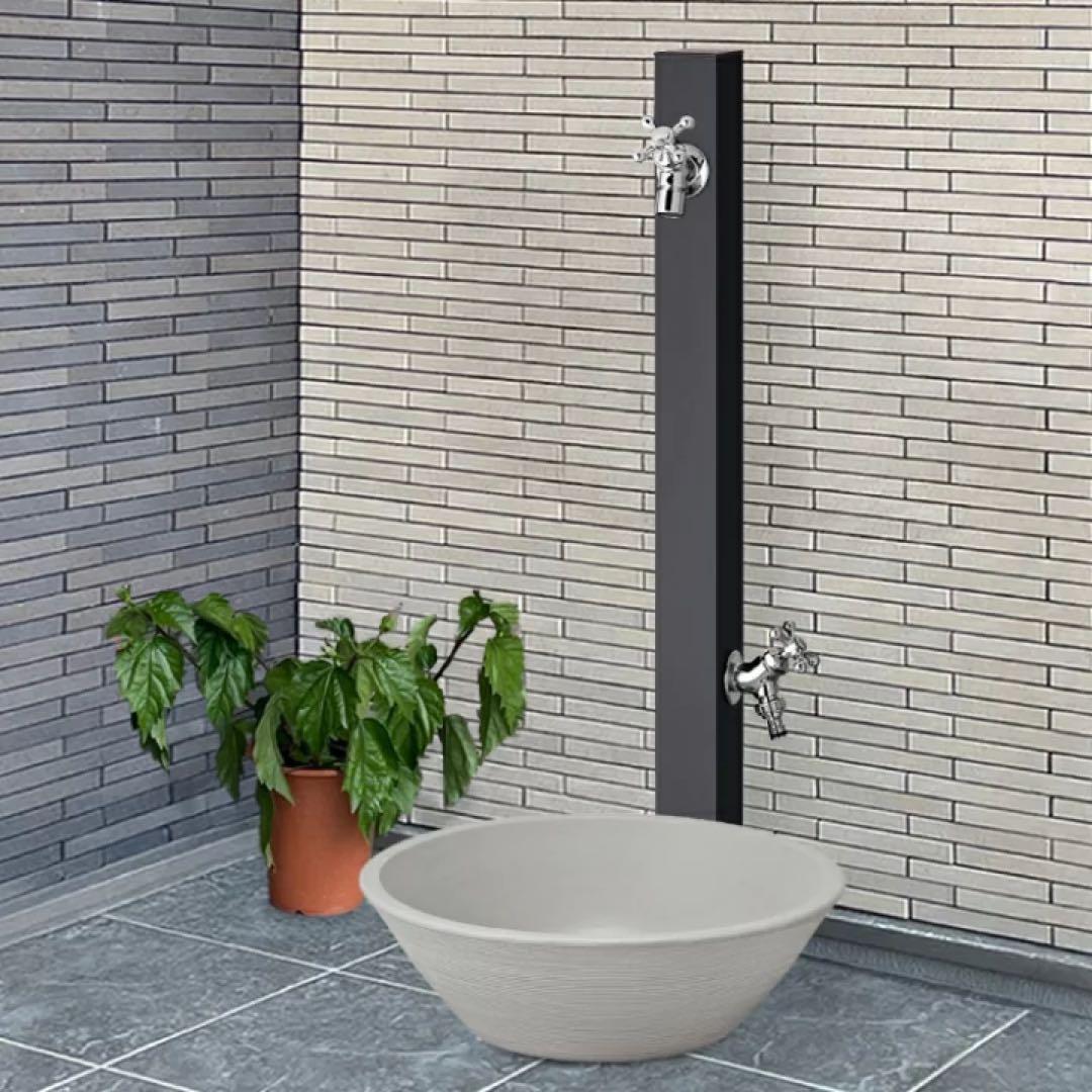 新品　ユニソン 陶芸ポット セレス 水栓パン シルクベージュ