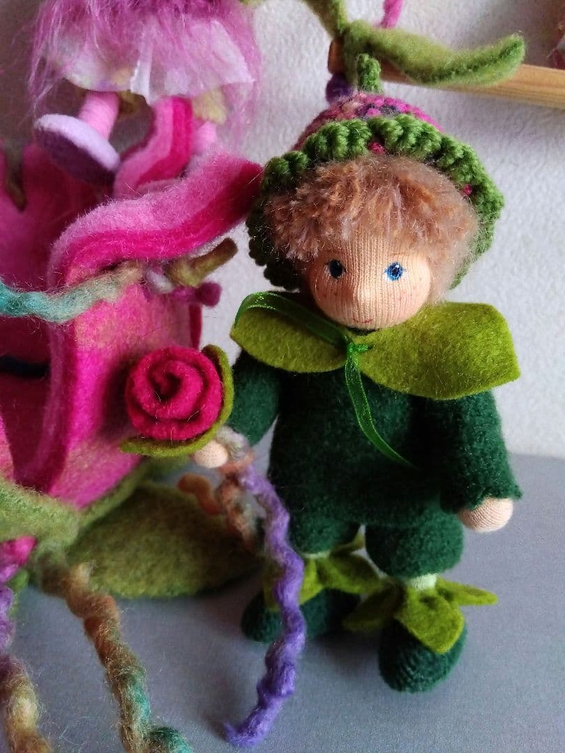 アンドレアラッツ 一点物 ドイツ フェアリー エルフ 人形 ぬいぐるみ