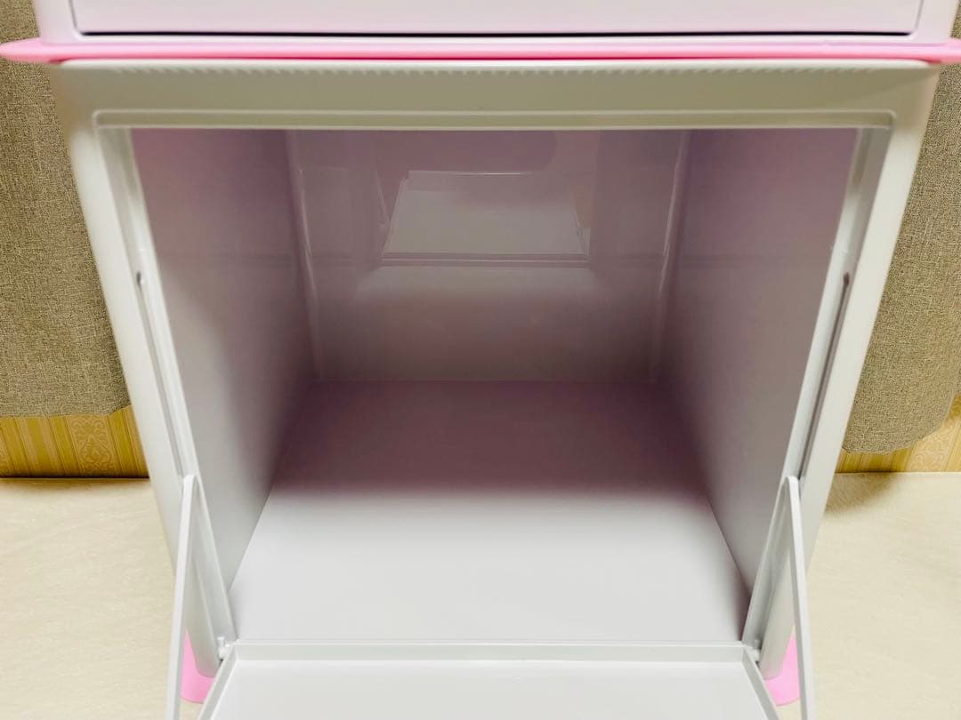 3個セット/タッパーウェア/マルチオーガナイザー/キャスター付きパレット/ピンク