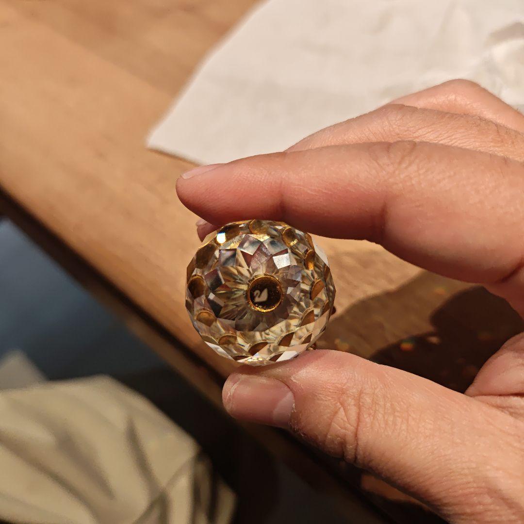 swarovski ガラス製パイナップルの置物