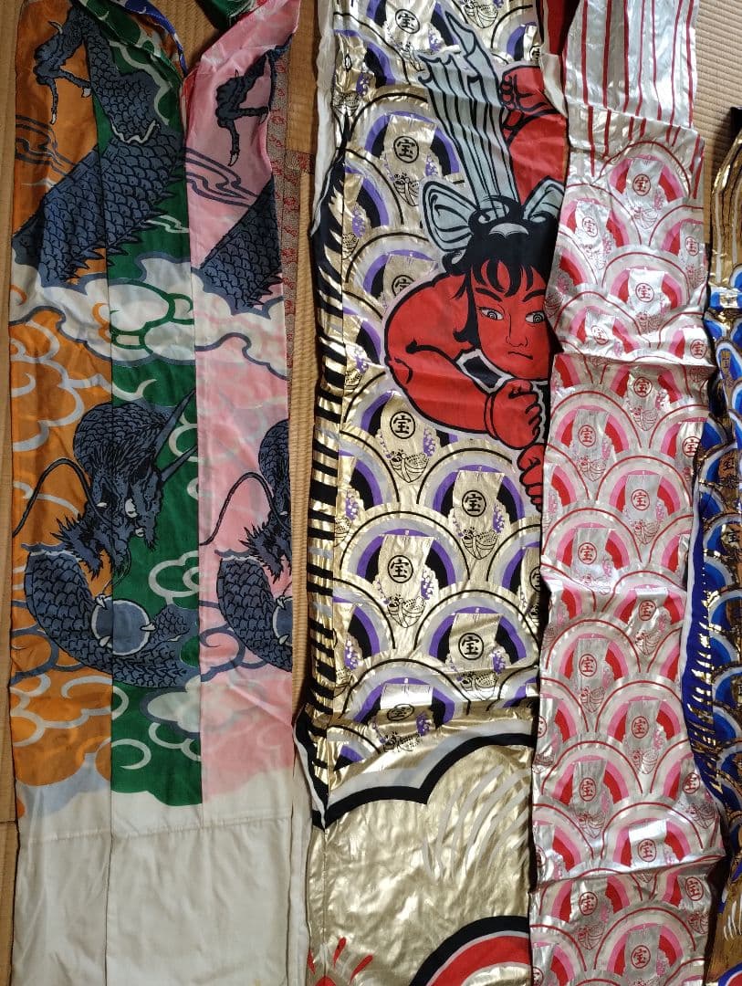 金銀宝船鯉 徳永鯉 鯉のぼり 6枚セット★値下げ相談可