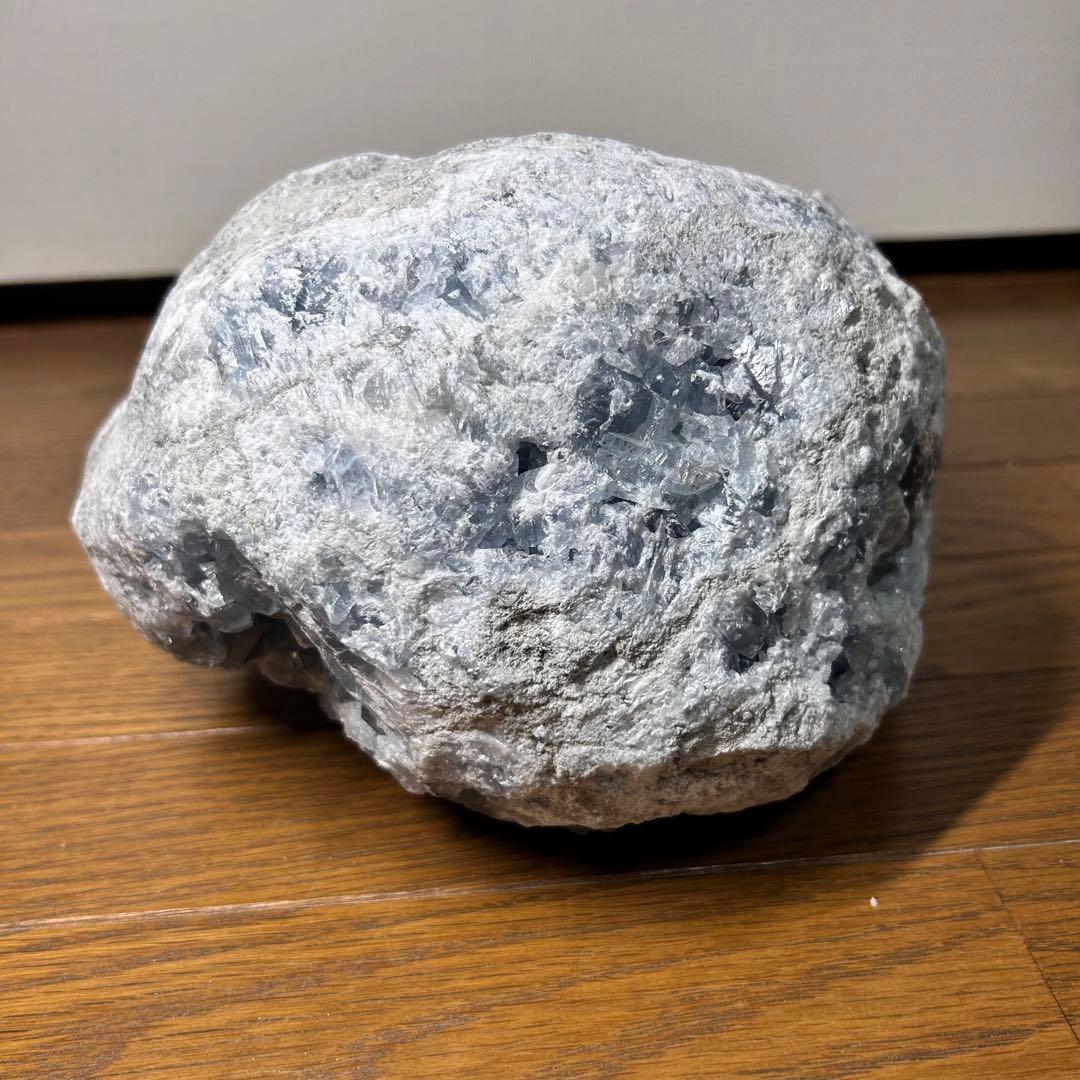 ★ 1/31まで値下【レア&美麗‼︎】セレスタイト原石・大型クラスター