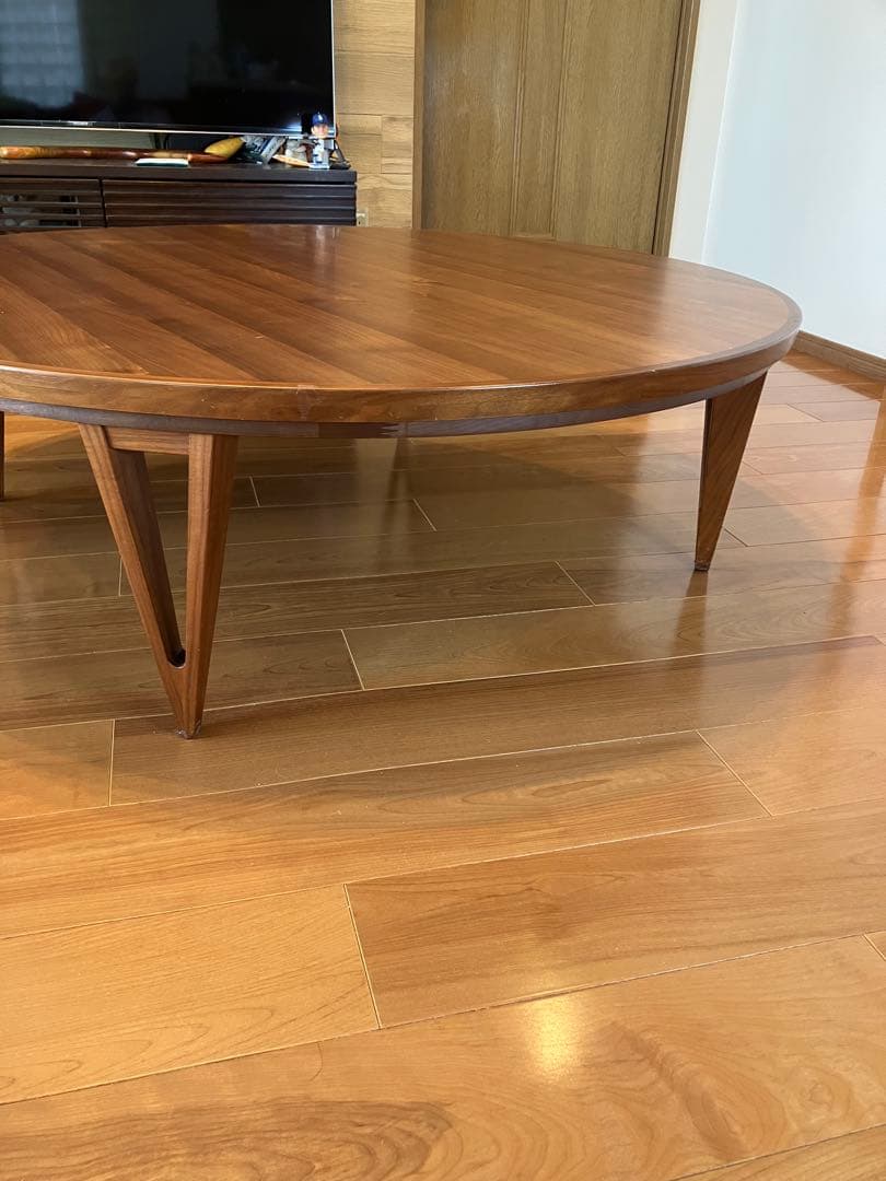 ACTAS FK-1 こたつテーブル ウォールナット材ウレタン塗装※布団付き