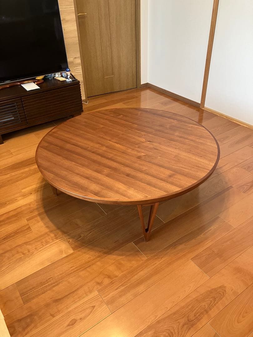 ACTAS FK-1 こたつテーブル ウォールナット材ウレタン塗装※布団付き