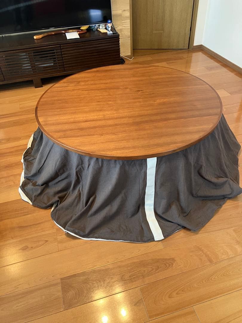 ACTAS FK-1 こたつテーブル ウォールナット材ウレタン塗装※布団付き