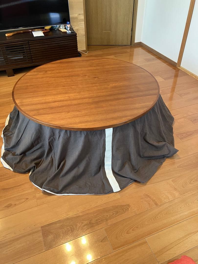 ACTAS FK-1 こたつテーブル ウォールナット材ウレタン塗装※布団付き