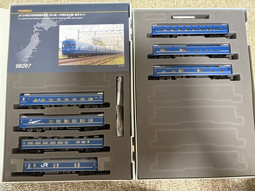 TOMIX 98267・98268 　北斗星・JR24系　東日本編成　基本＋増結