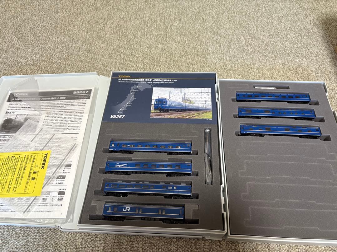 TOMIX 98267・98268 　北斗星・JR24系　東日本編成　基本＋増結