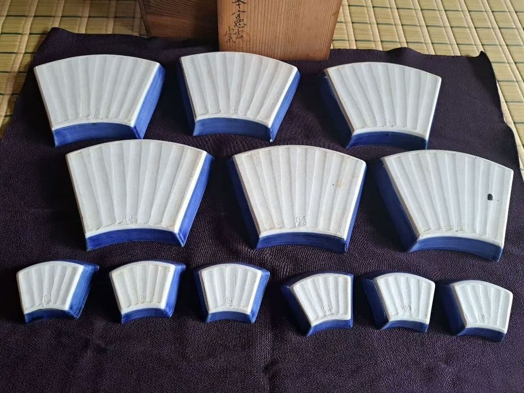 人間国宝】富本憲吉 平安陶苑 お造り皿6枚組 - メルカリ