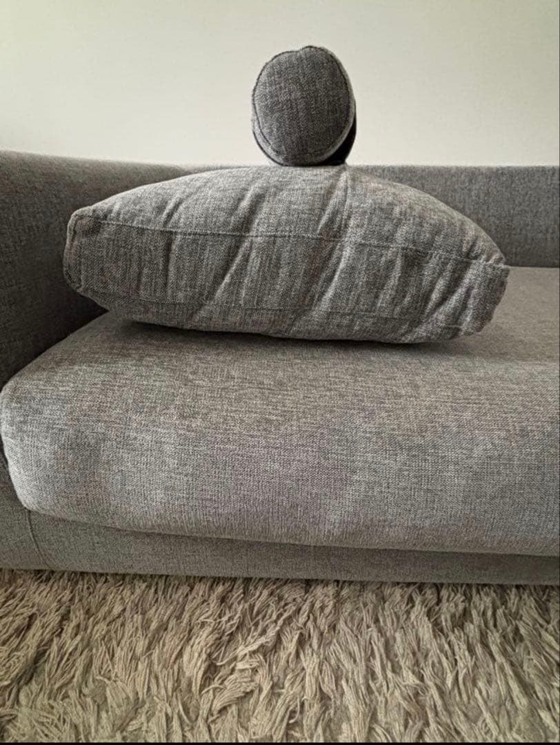 LIVING HOUSE】当時の価格30万・カバリングソファ・羽毛・2.5人用