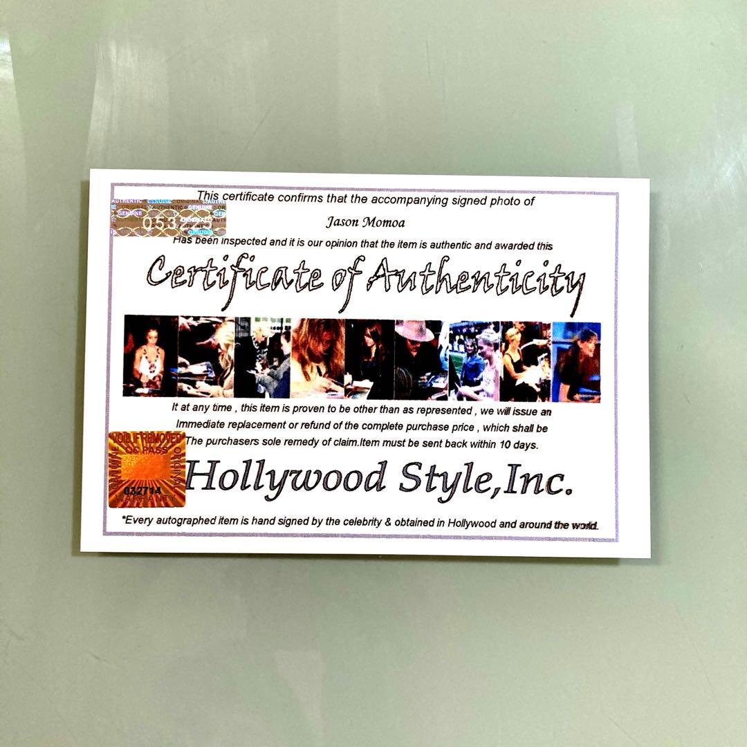 ジェイソン・モモア直筆サイン入り超大型写真… - メルカリ