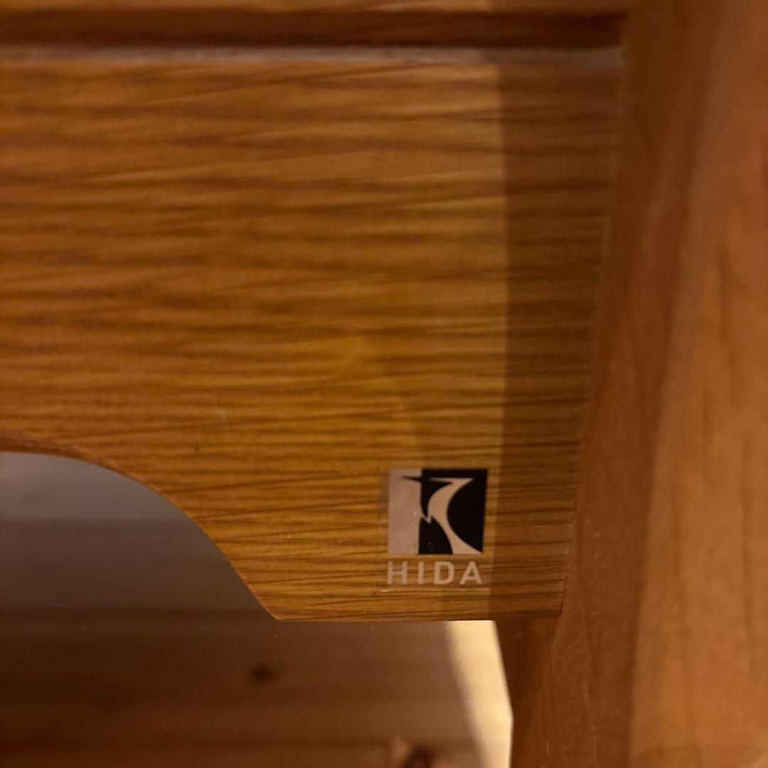 飛騨家具　穂高リビングチェアハイバック両肘付き