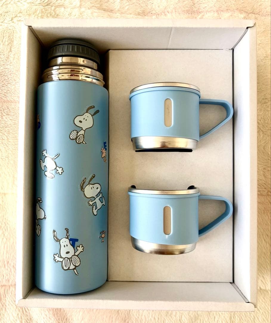 スヌーピー 水筒とカップセット - メルカリ