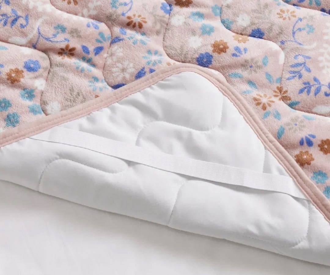 【モリリン】トリプルリッチ 凄暖 足元ポケット付 敷きパッド ●セミダブル