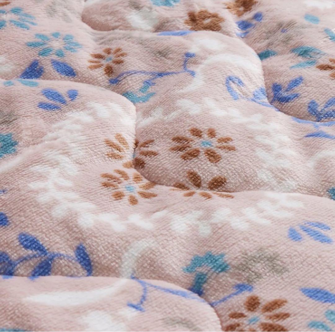 【モリリン】トリプルリッチ 凄暖 足元ポケット付 敷きパッド ●セミダブル