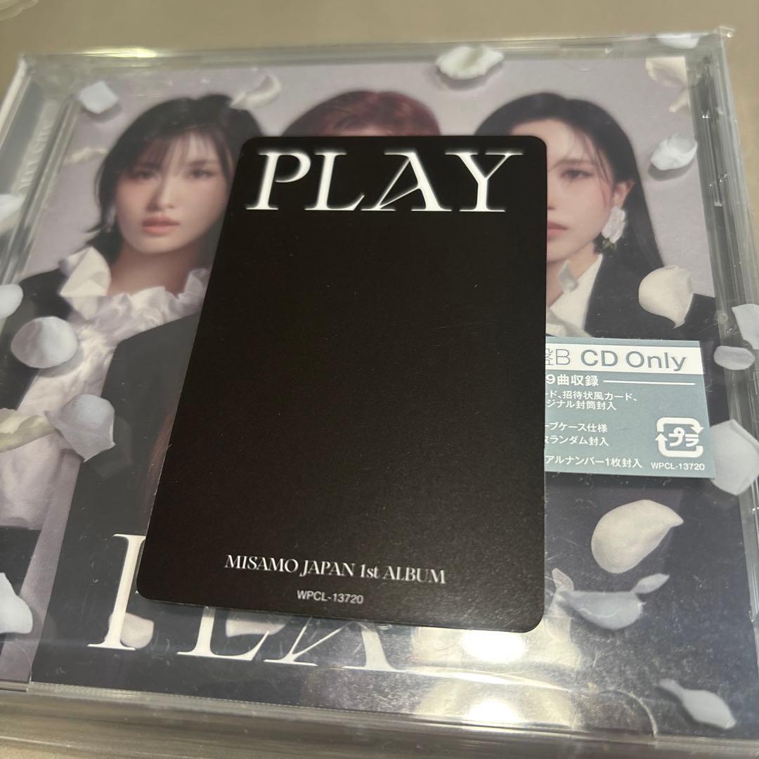 MISAMO PLAY 初回限定盤B ミナ トレカ B盤 ミサモ - メルカリ