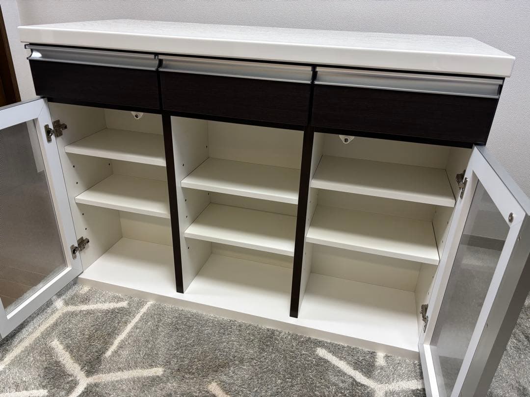 【送料込】【美品】ニトリ バーカウンター モデナ 120DBR