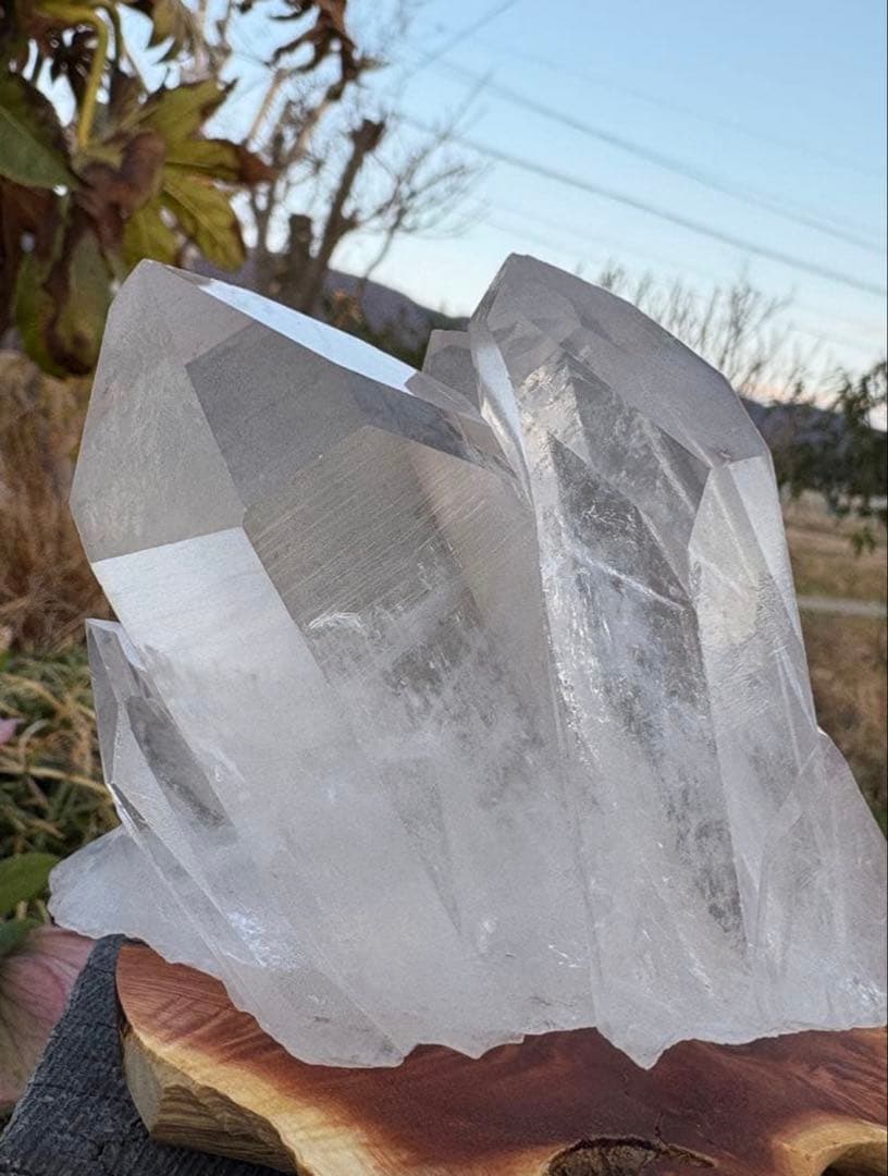 ❤️❗️ヒマラヤ　0.5kg 強いパワー　極みの逸品　クラスター　柱　水晶