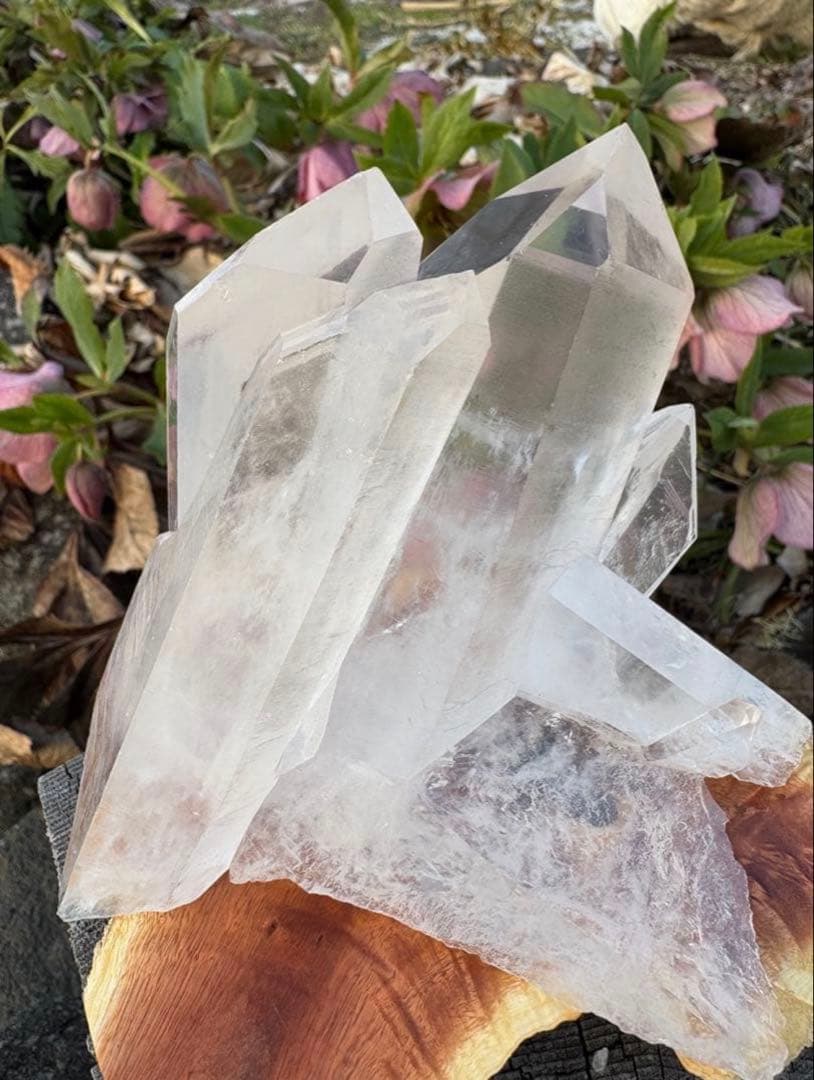 ❤️❗️ヒマラヤ　0.5kg 強いパワー　極みの逸品　クラスター　柱　水晶