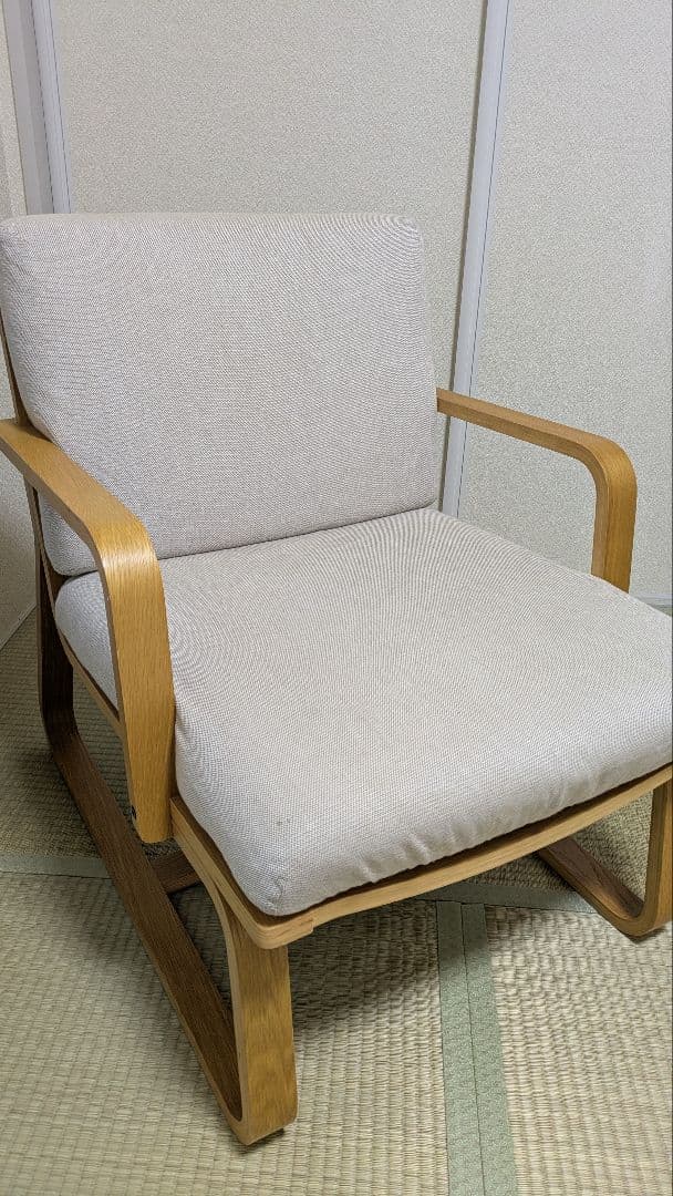 無印良品　リビングでもダイニングでも使えるソファチェア①