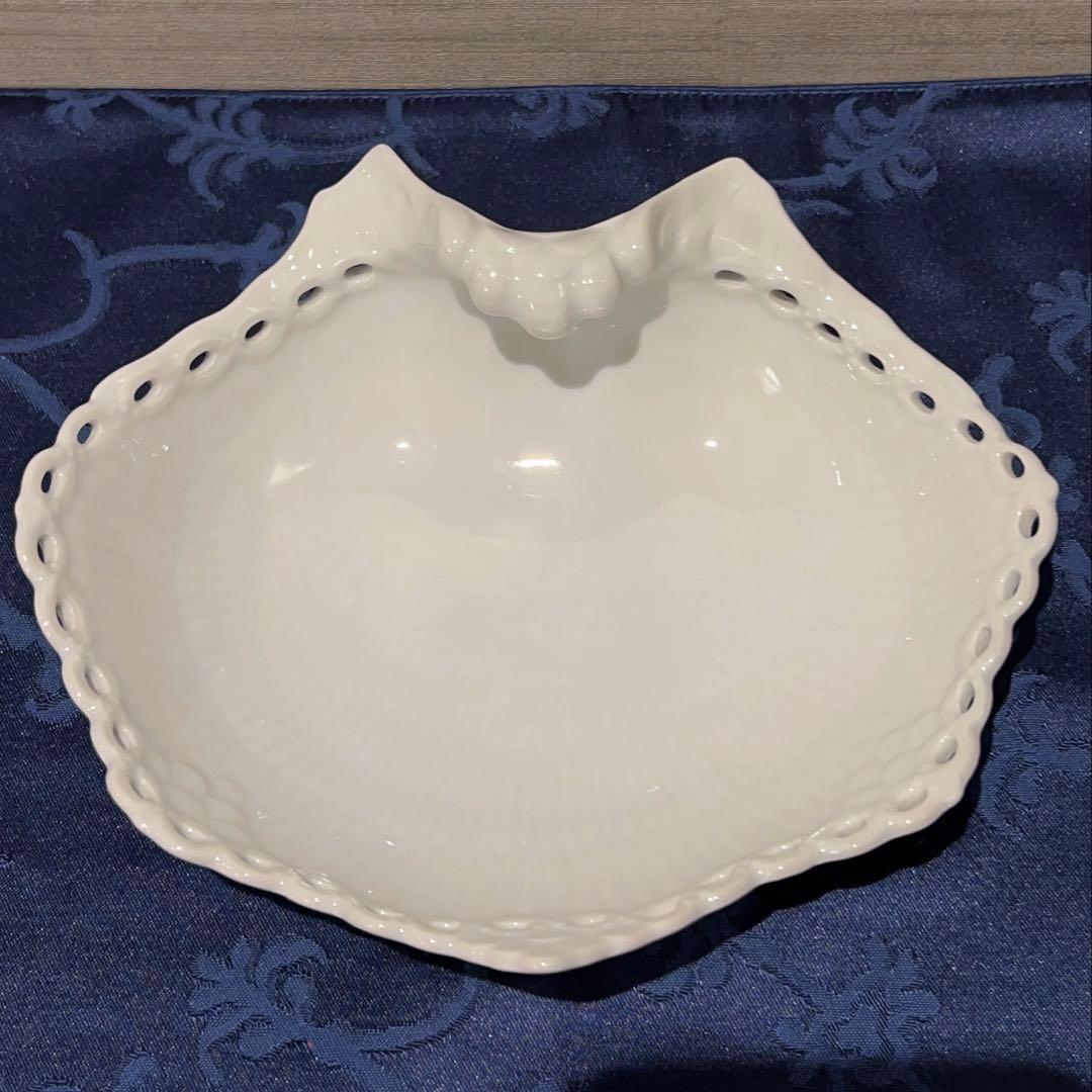 貴重◼️ロイヤルコペンハーゲン　フルレース　シェルディッシュ　廃盤