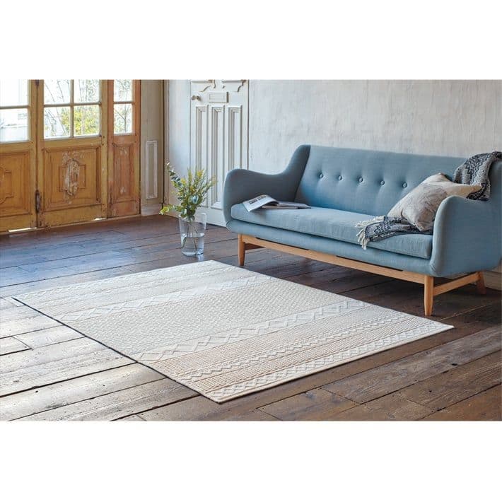 新品】unico ラグ アランニット 110×160 - メルカリ