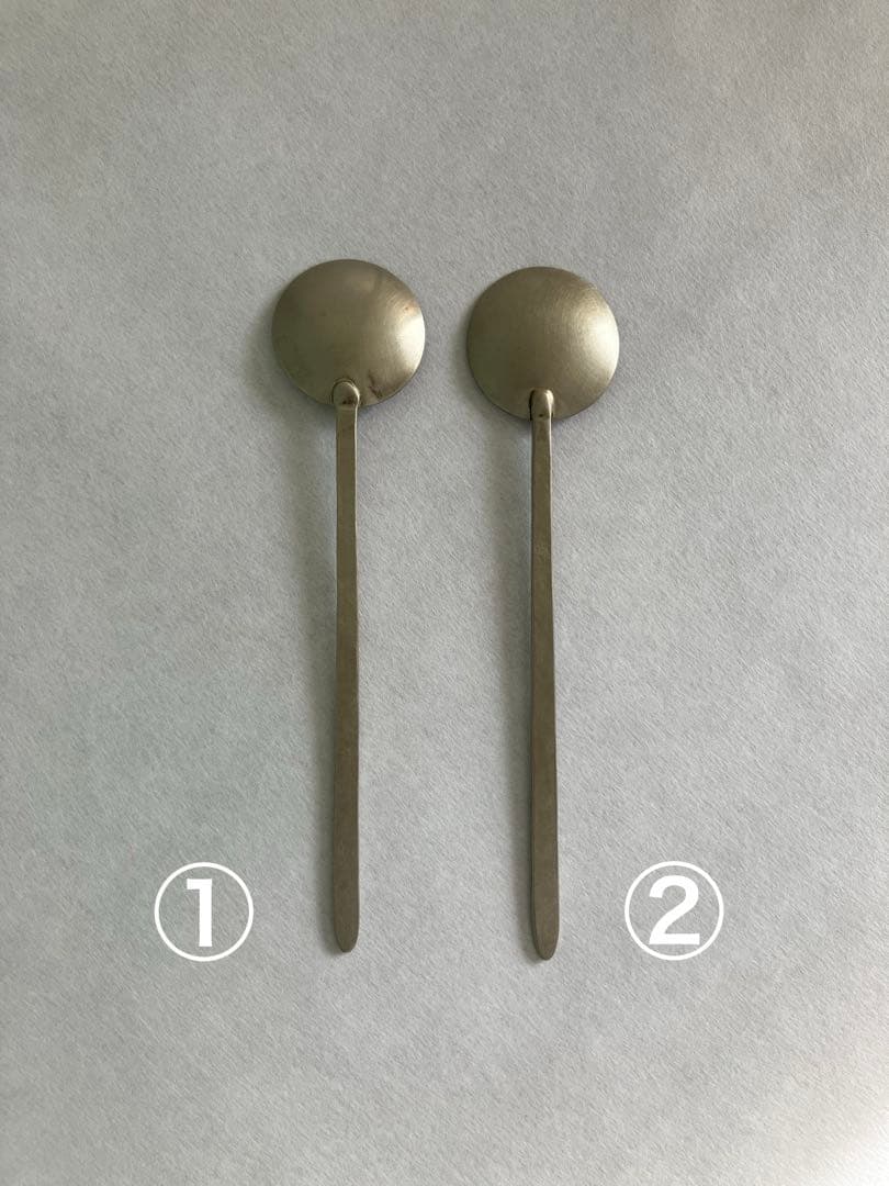 坂野友紀 ★ 洋白スプーン 1本 ❶