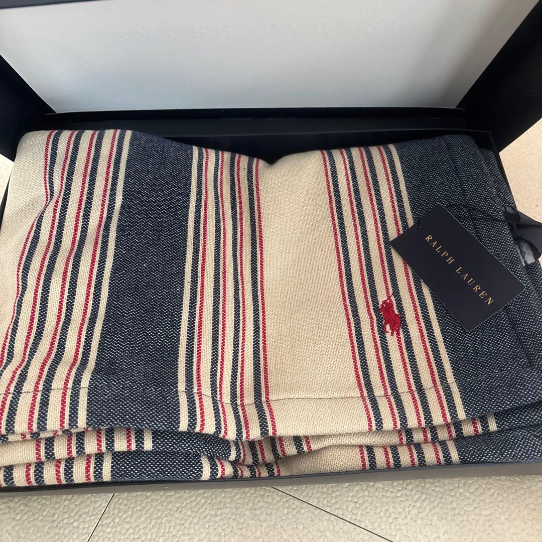新品　Ralph Lauren　ラルフローレン　ブランケット　大判　膝掛け　高級