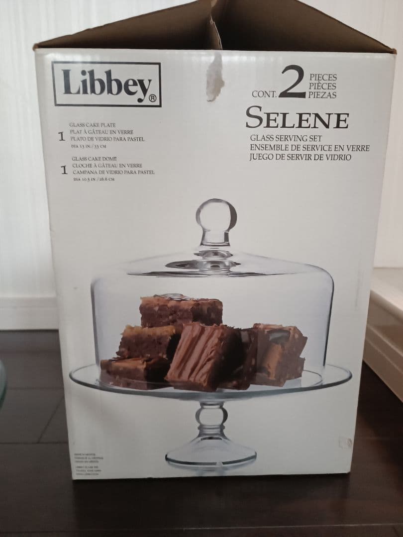 ケーキドーム　　ｌｉｂｂｅｙ　セレーヌ　ガラス　No.55782