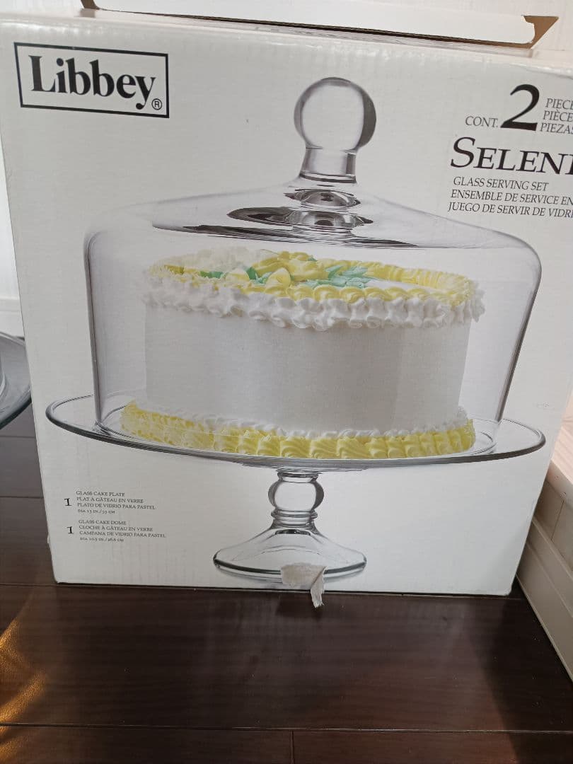 ケーキドーム　　ｌｉｂｂｅｙ　セレーヌ　ガラス　No.55782