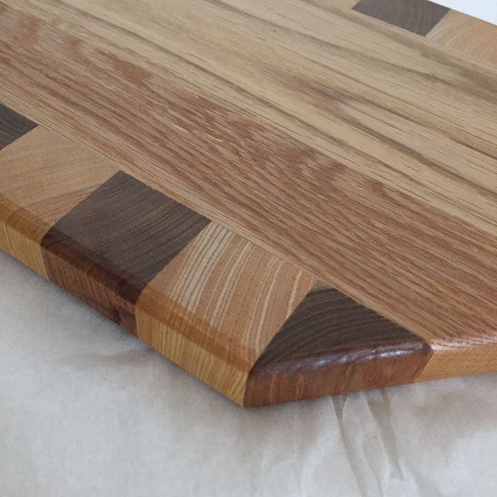 木のつべつの木 ウッドボード プレート まな板 未使用品 *